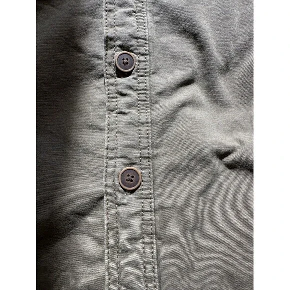 Vtg OUTDOOR LIFE Men's XL Fleece Lined Coat Jacket Cotton Brown Denim Hunting - Picture 6 of 16